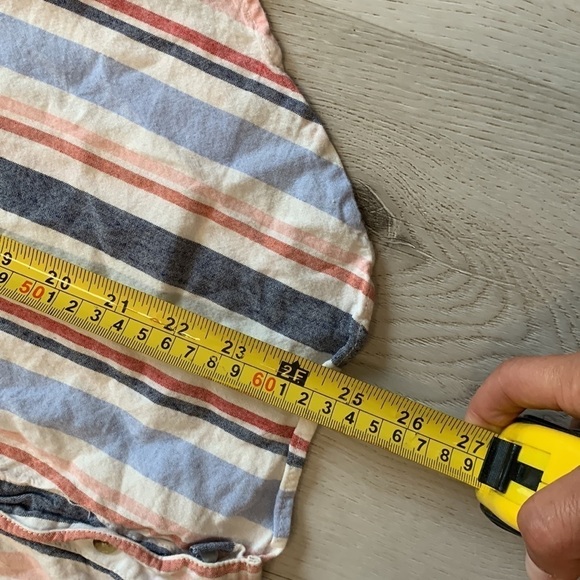 Maeve Anthropologie Chatham Striped Button Down Shirt size‎ XS - Picture 9 of 11